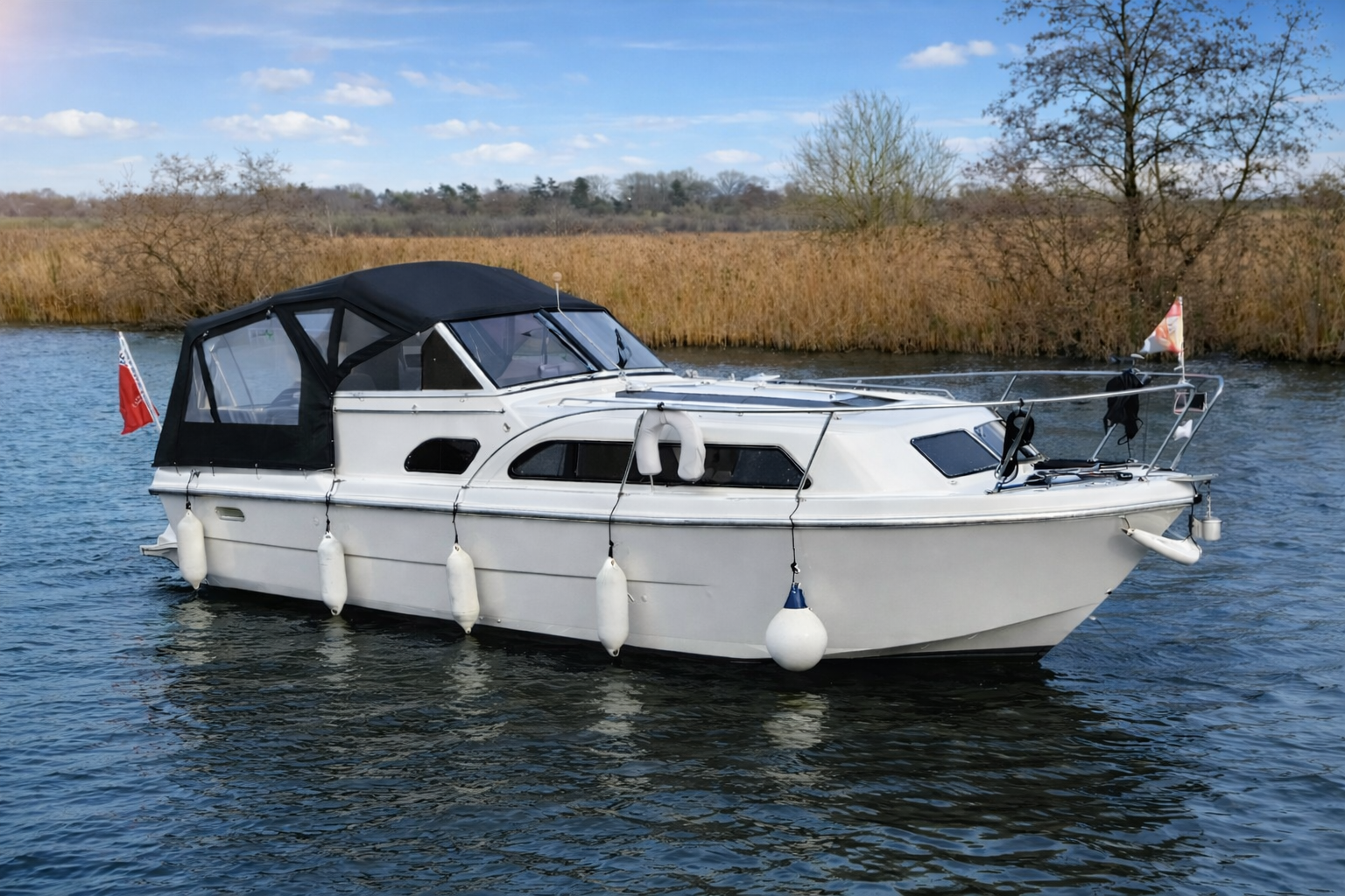 Shetland Family 4 — New Canopy Cover, River Thames, Henley-on-Thames
